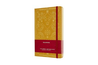 Papírenské zboží Moleskine Notizbuch - Das Jahr des Ochsen, Large/A5, Blanko, Fester Einband, Gold 