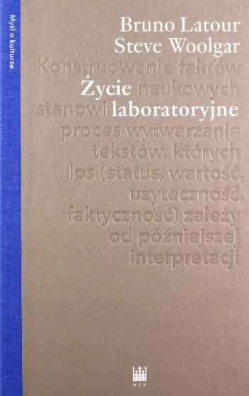 Kniha Życie laboratoryjne Latour Bruno