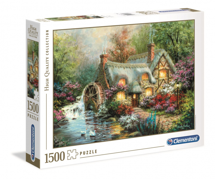 Könyv Puzzle 1500 HQ Dom z młynem 31812 