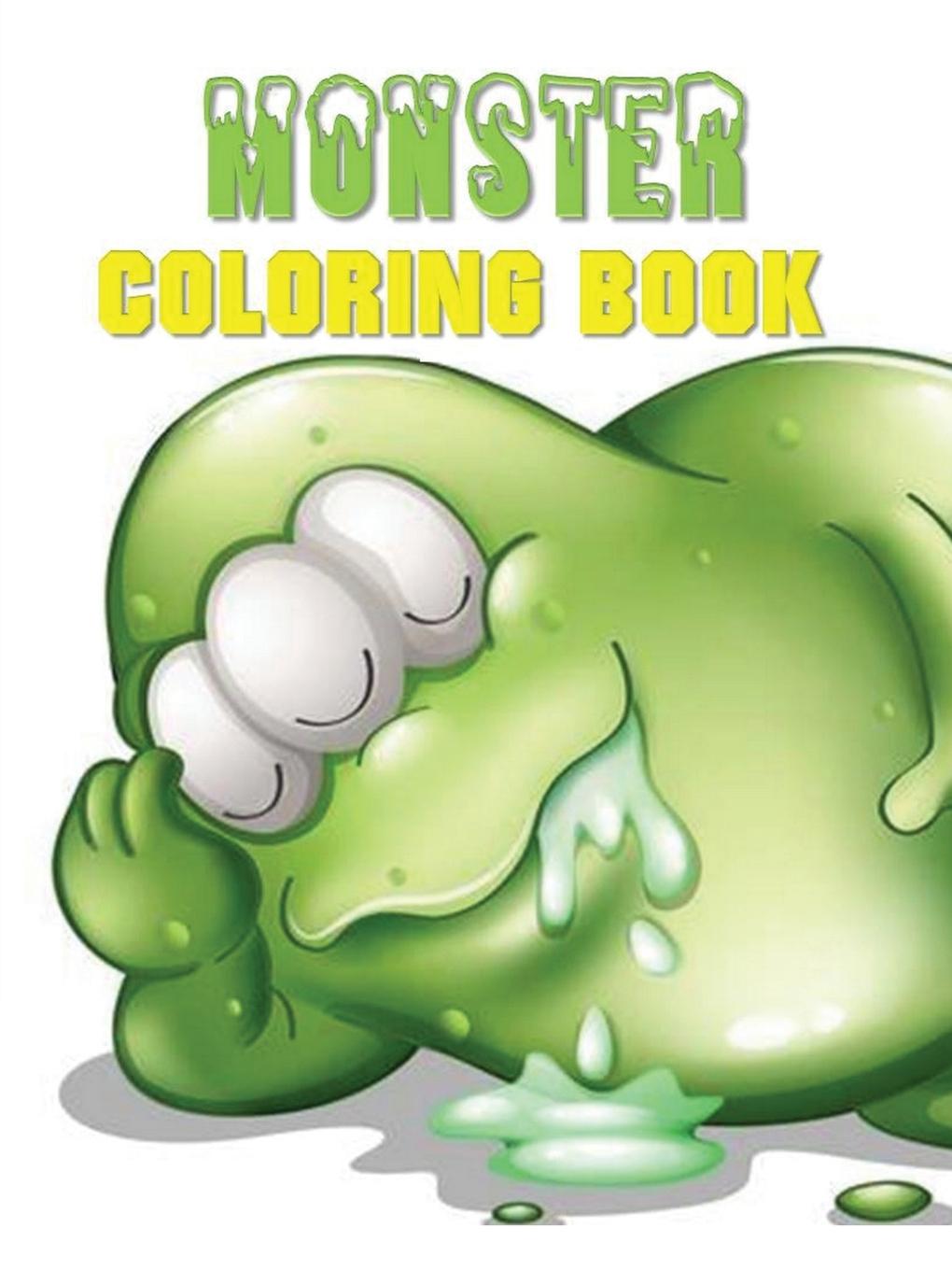 Knjiga Monster Coloring Book Blue Digital Media Group