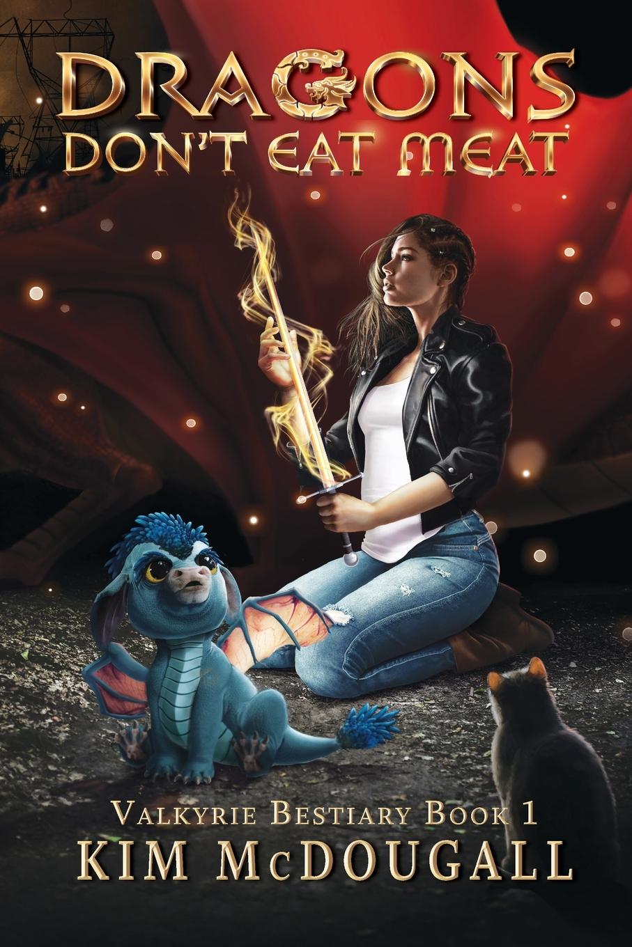 Livro Dragons Don't Eat Meat Kim McDougall