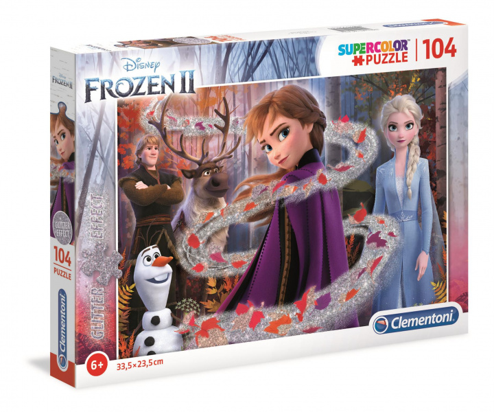 Hra/Hračka Puzzle 104 z brokatem Frozen 2 20162 