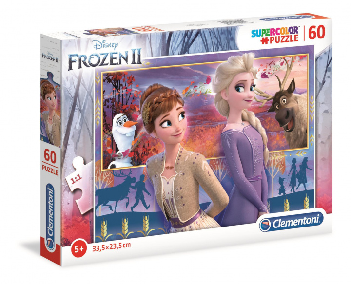 Joc / Jucărie Puzzle 60 super kolor Frozen 2 26056 