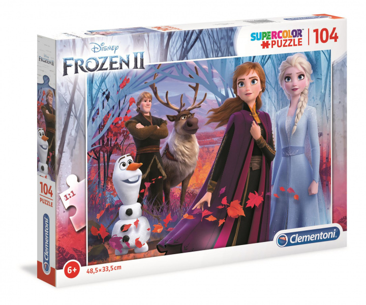 Hra/Hračka Puzzle 104 super kolor Frozen 2 27274 