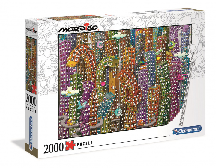 Könyv Puzzle 2000 Mordillo Dżungla 32565 