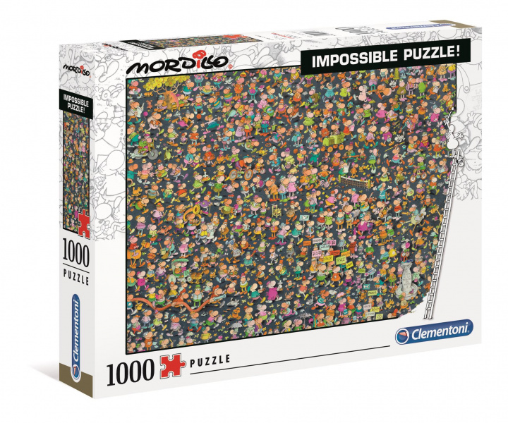 Hra/Hračka Clementoni Puzzle Impossible Mordillo / 1000 dílků 