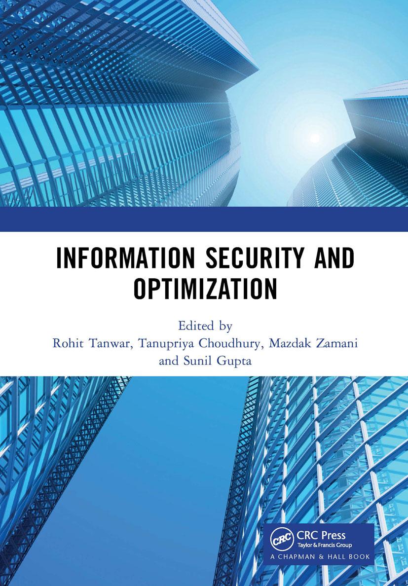Book Information Security and Optimization Rohit Tanwar