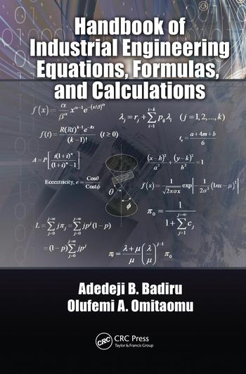 Kniha Handbook of Industrial Engineering Equations, Formulas, and Calculations Adedeji B. Badiru