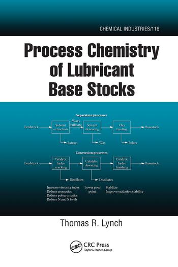Kniha Process Chemistry of Lubricant Base Stocks Thomas R. Lynch