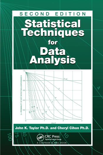 Knjiga Statistical Techniques for Data Analysis John K. Taylor