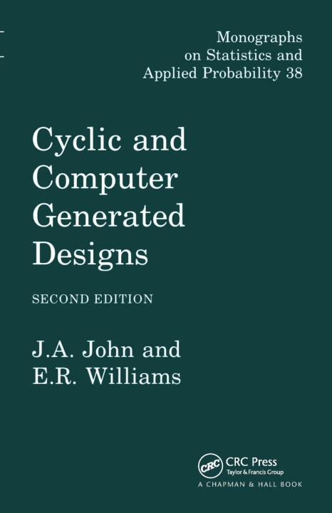 Knjiga Cyclic and Computer Generated Designs J.A. John