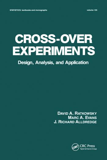 Knjiga Cross-Over Experiments David Ratkowsky