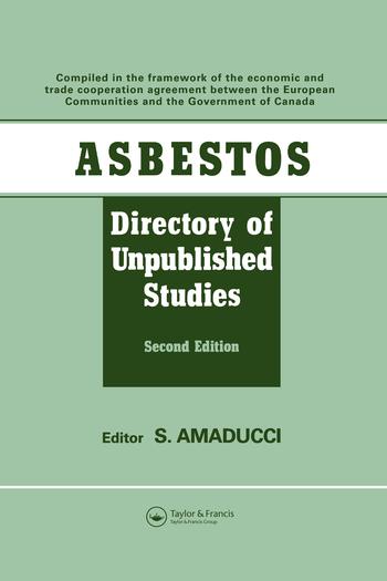 Book Asbestos S. Amaducci