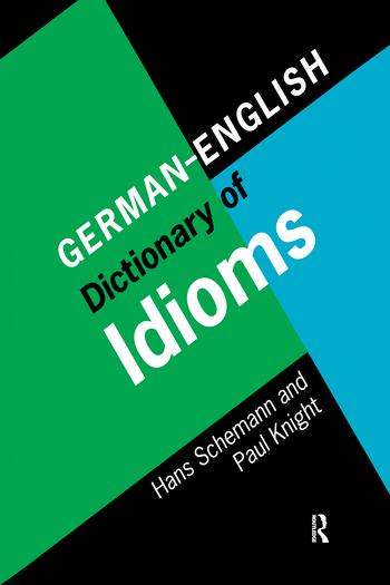 Könyv German/English Dictionary of Idioms 