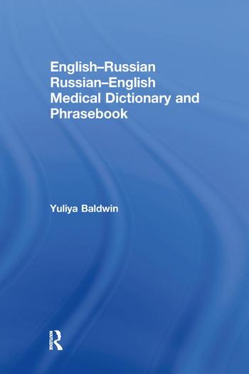 Kniha English-Russian Russian-English Medical Dictionary and Phrasebook Baldwin