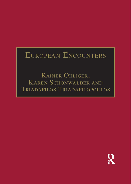 Knjiga European Encounters Rainer Ohliger
