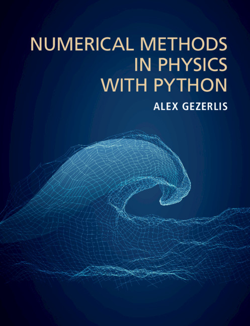 Kniha Numerical Methods in Physics with Python Gezerlis Alex Gezerlis