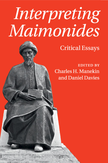 Knjiga Interpreting Maimonides EDITED BY CHARLES H.