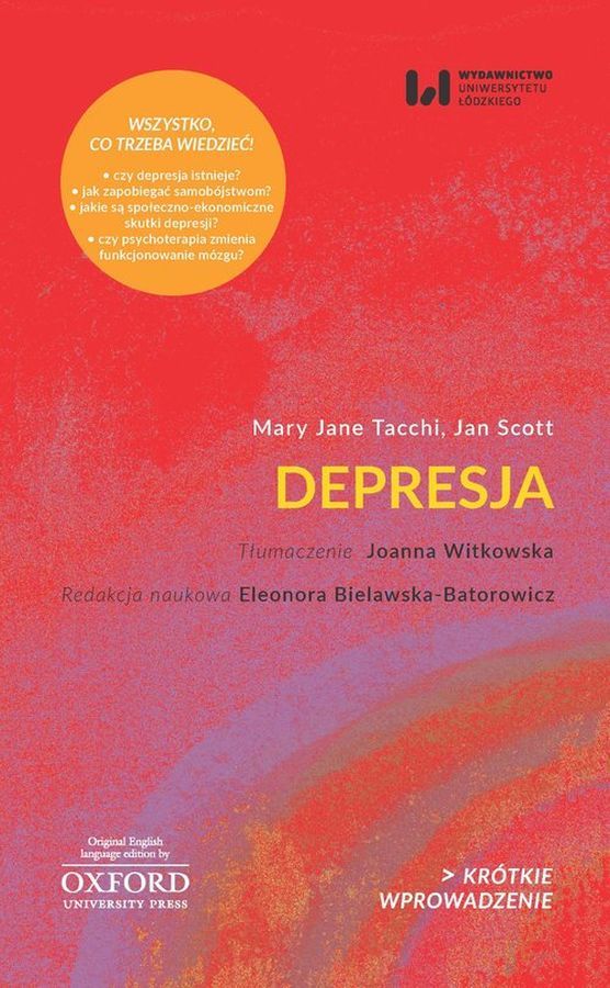Kniha Depresja Tacchi Mary Jane