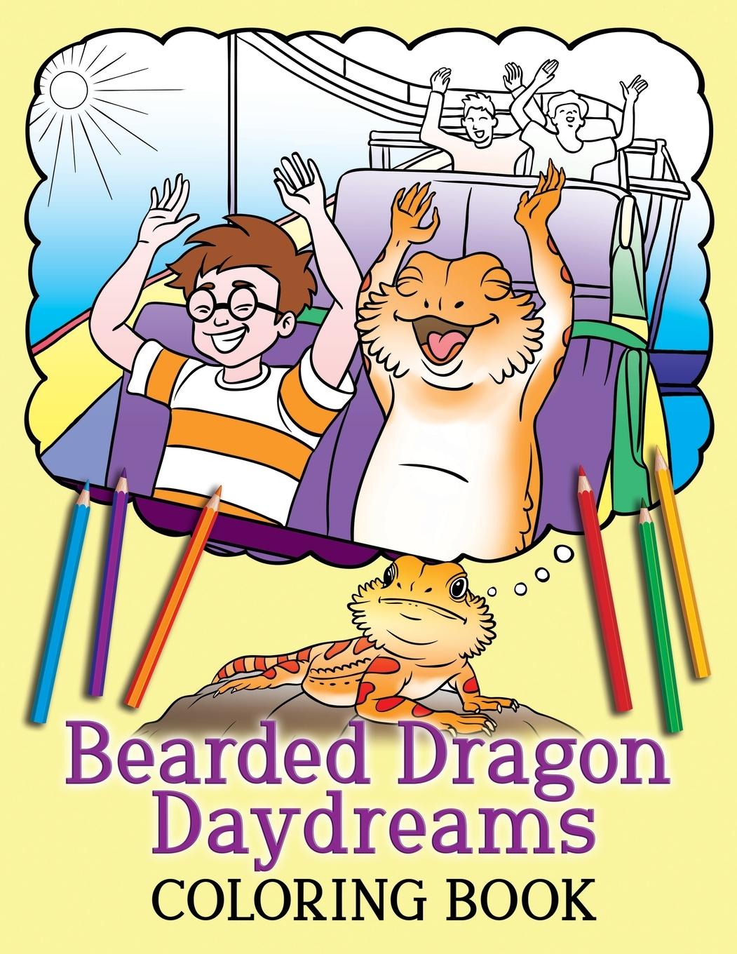 Kniha Bearded Dragon Daydreams Coloring Book 