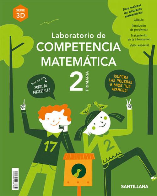 Carte LABORATORIO DE COMPETENCIA MATEMATICA 3D 2 PRIMARIA 