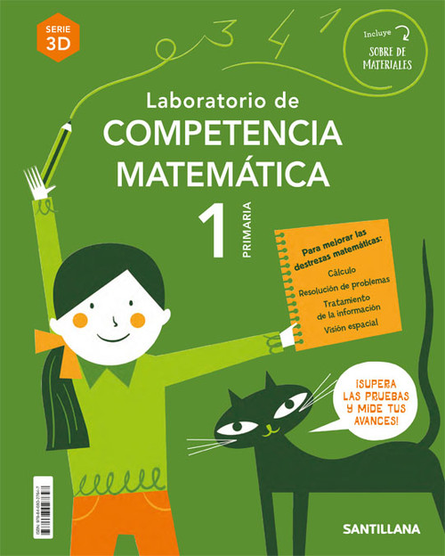 Kniha LABORATORIO DE COMPETENCIA MATEMATICA SERIE 3D 1 PRIMARIA 