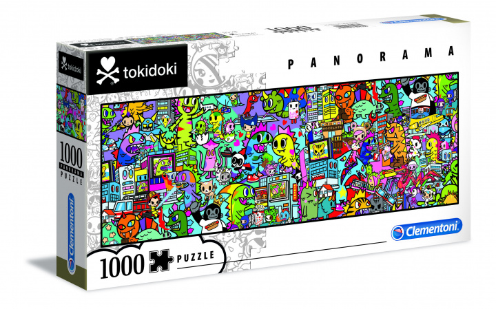 Książka Puzzle 1000 Panorama collection Tokidoki 39568 