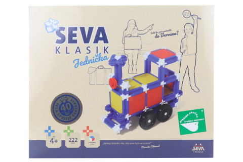 Game/Toy Stavebnice SEVA Klasik Jednička plast 222 ks 