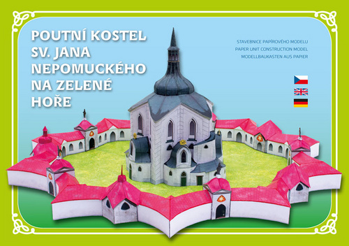 Artículos de papelería Poutní Kostel sv. Jana Nepomuckého na Zelené hoře 
