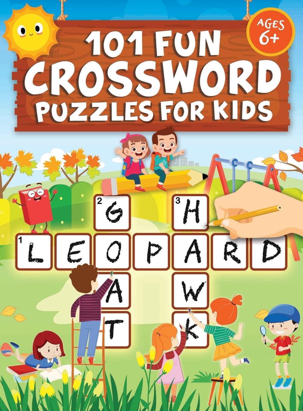 Carte 101 Fun Crossword Puzzles for Kids 