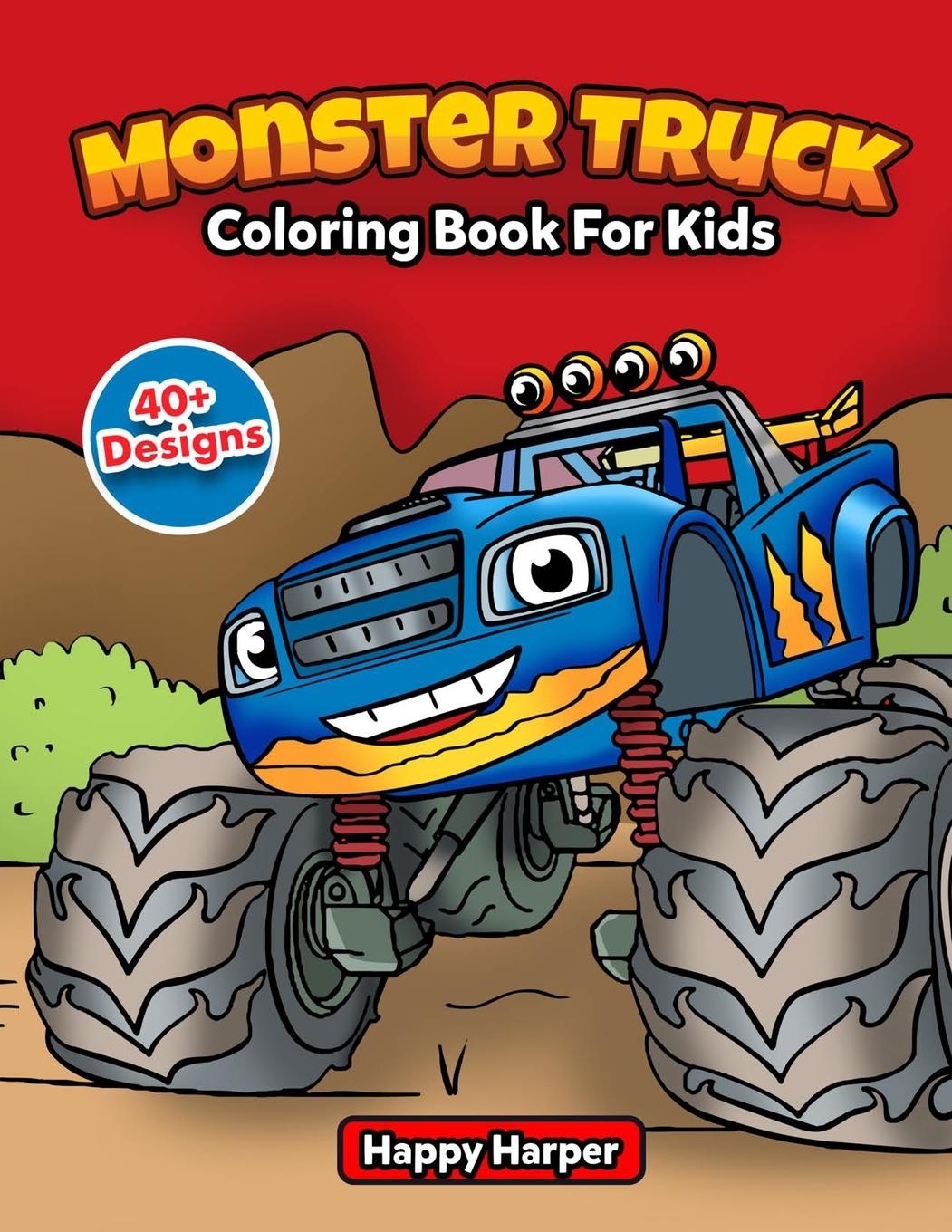 Buch Monster Truck Coloring Book 