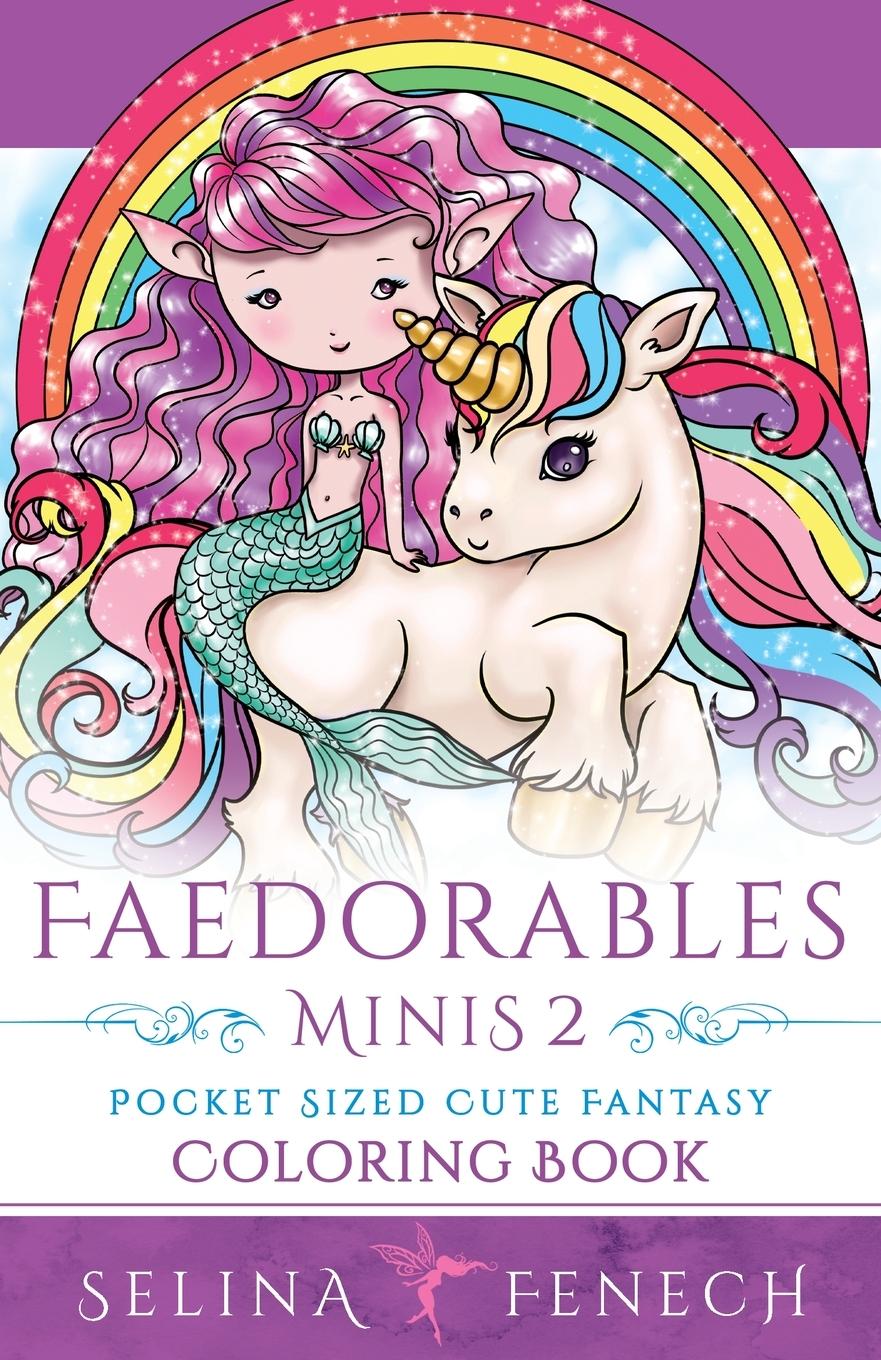 Kniha Faedorables Minis 2 - Pocket Sized Cute Fantasy Coloring Book 