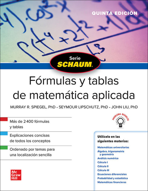 Аудио SCHAUM FORMULAS Y TABLAS DE MATEMATICA APLICADA SPIEGEL