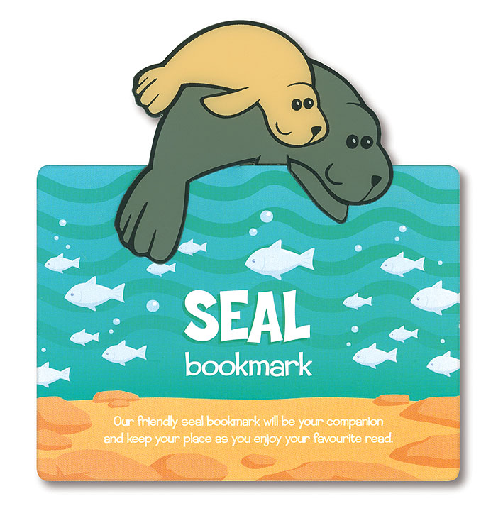 Kniha Zwierzęca zakładka do książki Seal Foka 