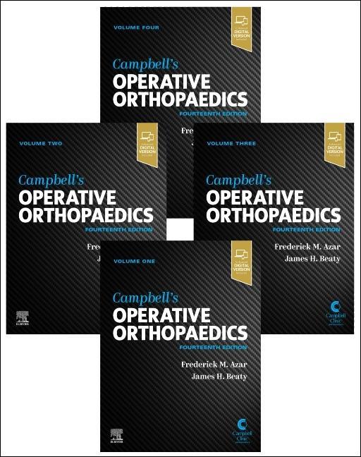 Carte Campbell's Operative Orthopaedics, 4-Volume Set S. Terry Canale