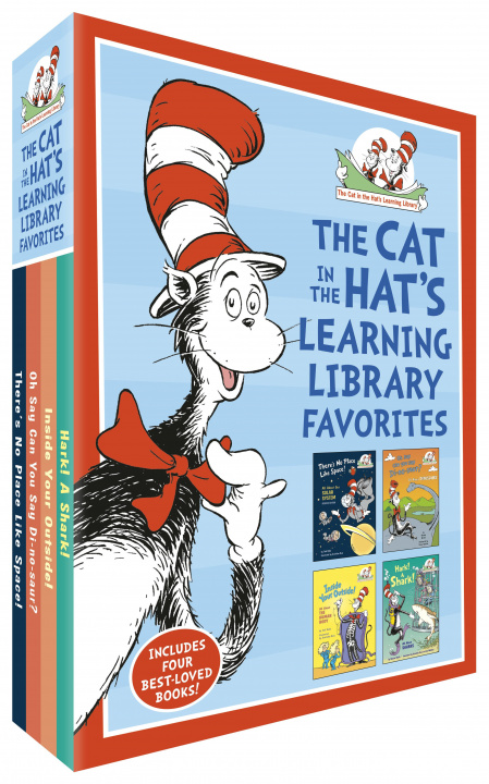 Carte The Cat in the Hat's Learning Library Favorites: There's No Place Like Space!; Oh Say Can You Say Di-No-Saur?; Inside Your Outside!; Hark! a Shark! 