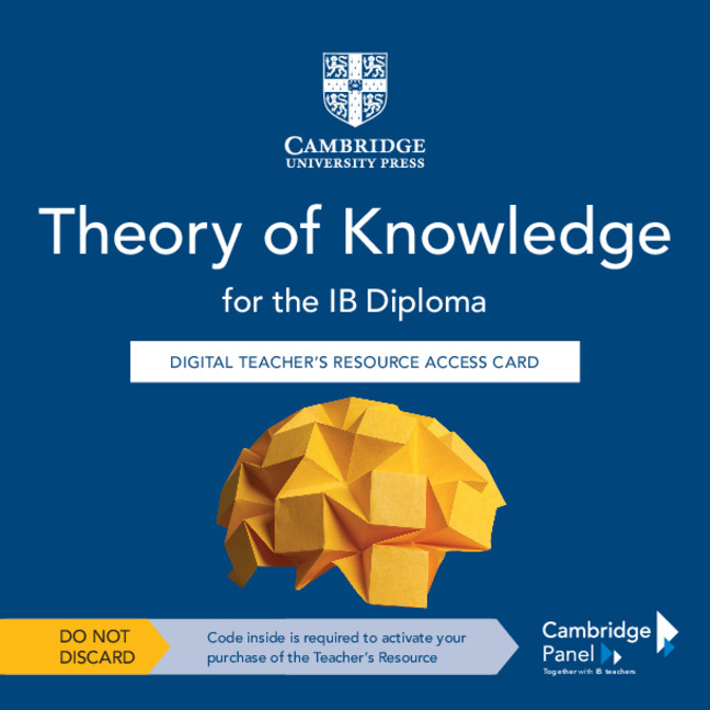 Kniha Theory of Knowledge for the IB Diploma Digital Teacher's Resource Access Card Tomas Duckling