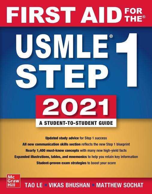 Könyv First Aid for the USMLE Step 1 2021, Thirty first edition Vikas Bhushan