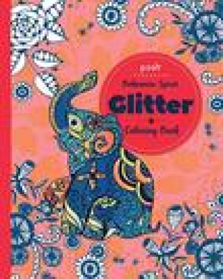 Carte Posh Glitter Coloring Book Bohemian Spirit 