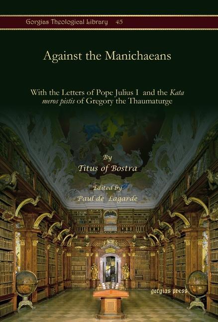 Könyv Against the Manichaeans 