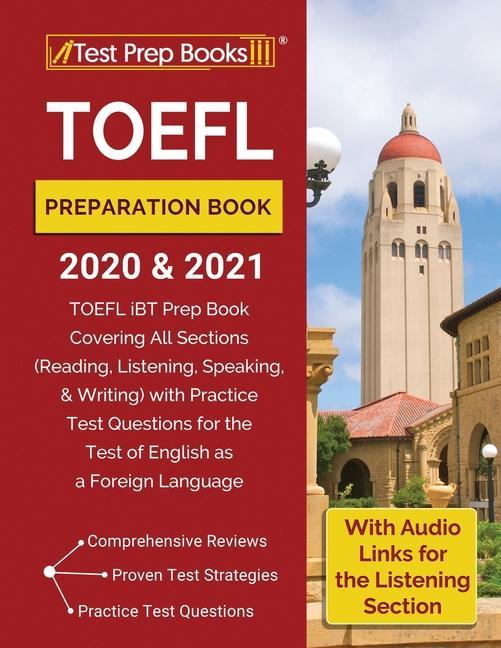 Книга TOEFL Preparation Book 2020 and 2021 TEST PREP BOOKS