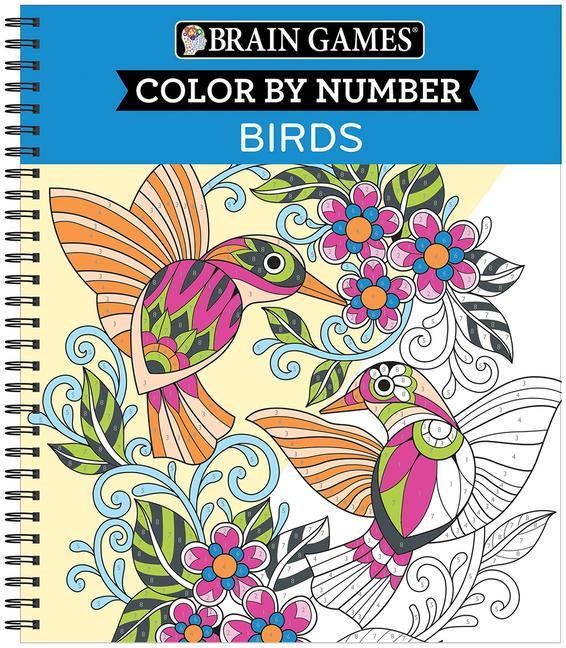 Kniha Brain Games - Color by Number: Birds 