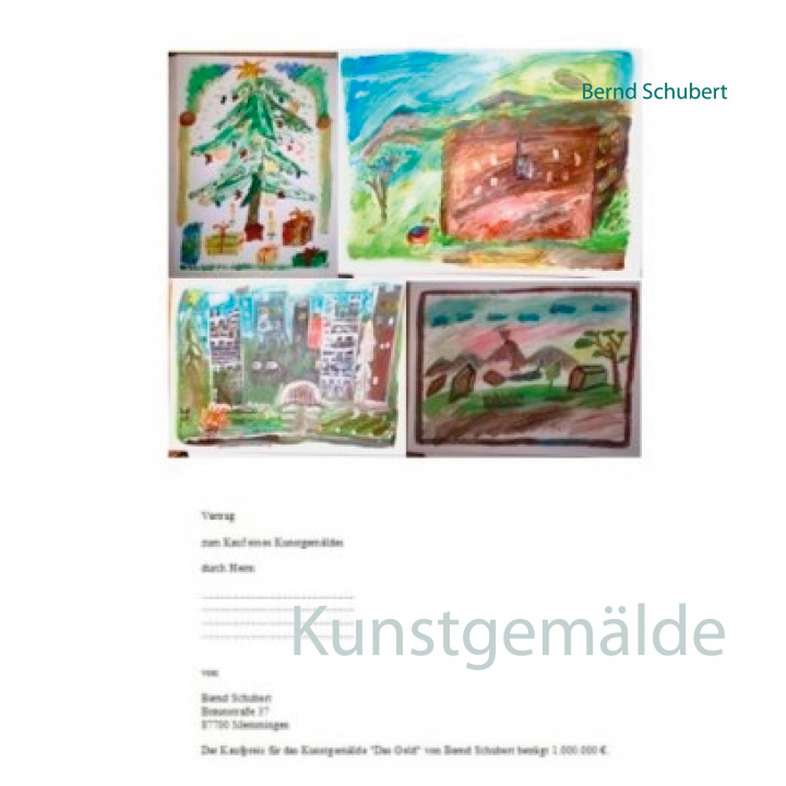 Knjiga Kunstgemälde 