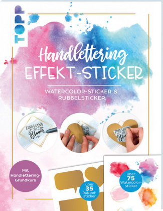 Carte Handlettering Effekt-Stickerbuch Frechverlag
