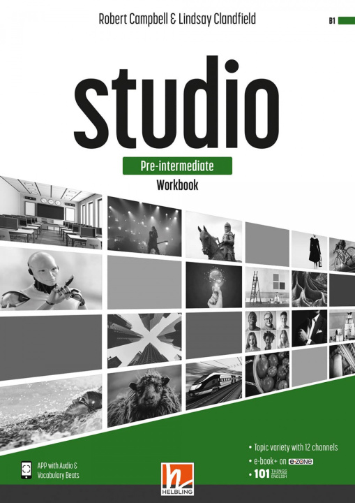 Knjiga STUDIO PRE-INTERM (B1) WORKBOOK + EZONE 