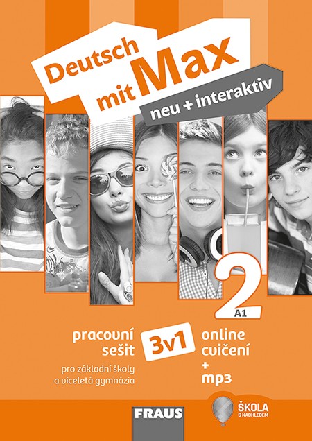 Book Deutsch mit Max neu + interaktiv 2 Pracovní sešit 3v1 