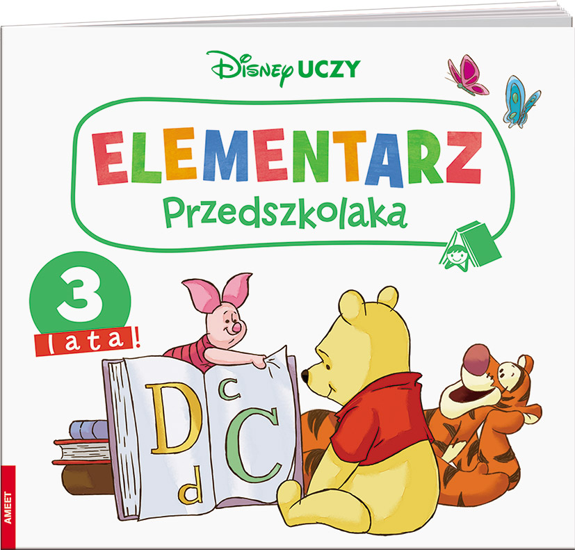 Kniha Disney uczy Kubuś i przyjaciele Elementarz przedszkolaka 3 lata UEP-9301 Opracowania Zbiorowe