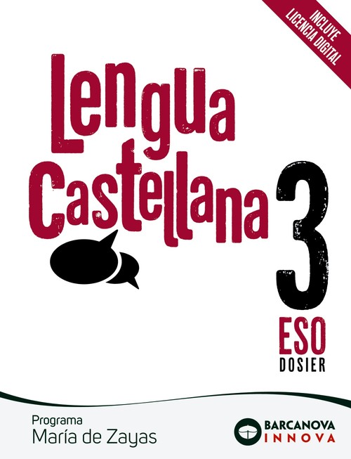 Kniha María de Zayas 3 ESO. Lengua castellana FRANCIS EZQUERRA
