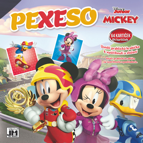 Nyomtatványok Pexeso Mickey a závodníci 