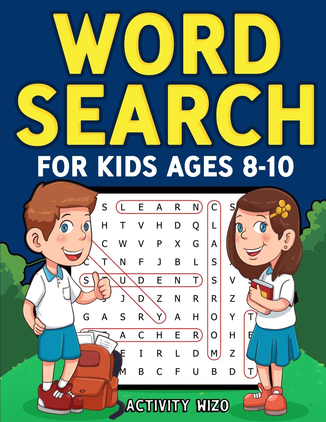 Kniha Word Search for Kids Ages 8-10 